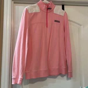 Vineyard Vines Pink Eyelet Shep Shirt